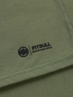 PITBULL Koszulka techniczna Casual Sport HILLTOP Zielony Regular Fit