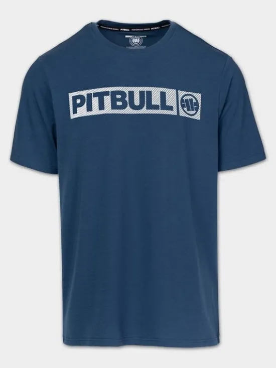 PITBULL Koszulka techniczna Casual Sport HILLTOP Niebieski Regular Fit