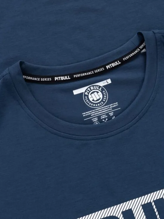PITBULL Koszulka techniczna Casual Sport HILLTOP Niebieski Regular Fit