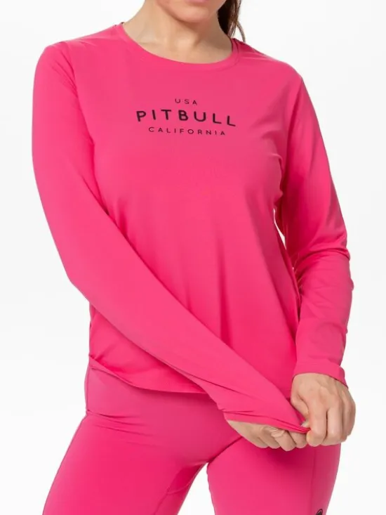 PITBULL Koszulka techniczna AVENIDA Różowy Regular Fit