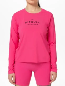PITBULL Koszulka techniczna AVENIDA Różowy Regular Fit