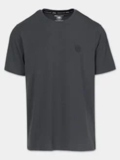 PITBULL Koszulka techniczna Casual Sport SMALL LOGO Szary Regular Fit