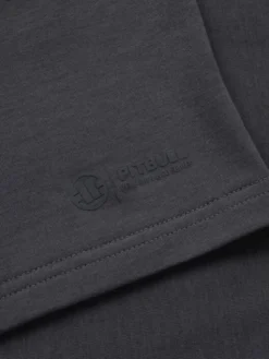 PITBULL Koszulka techniczna Casual Sport SMALL LOGO Szary Regular Fit
