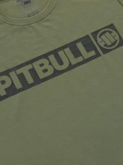 PITBULL Koszulka techniczna Casual Sport HILLTOP Zielony Regular Fit
