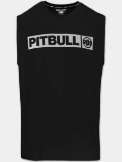 PITBULL Koszulka techniczna Casual Sport HILLTOP Czarny Regular Fit