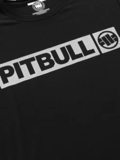 PITBULL Koszulka techniczna Casual Sport HILLTOP Czarny Regular Fit