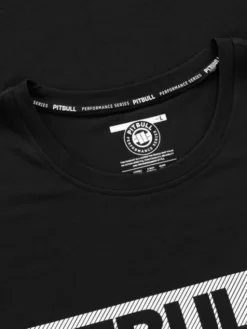 PITBULL Koszulka techniczna Casual Sport HILLTOP Czarny Regular Fit