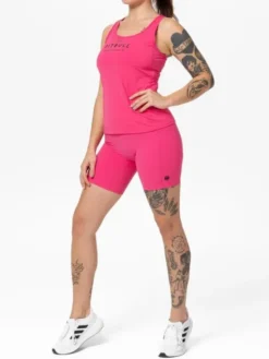 PITBULL Koszulka techniczna AVENIDA Różowy Regular Fit