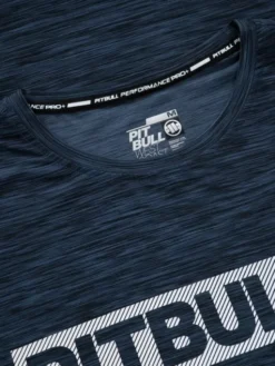 PITBULL Koszulka techniczna Casual Sport Hilltop Granatowy Regular Fit
