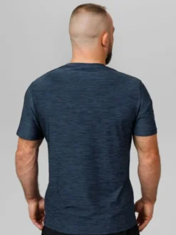 PITBULL Koszulka techniczna Casual Sport Hilltop Granatowy Regular Fit
