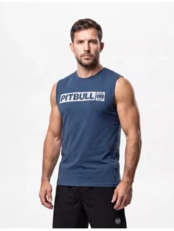 PITBULL Koszulka techniczna Casual Sport HILLTOP Niebieski Regular Fit