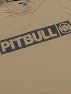 PITBULL Koszulka techniczna Casual Sport HILLTOP Brązowy Regular Fit