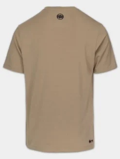 PITBULL Koszulka techniczna Casual Sport HILLTOP Brązowy Regular Fit