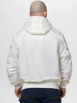 PITBULL Kurtka przejściowa AERO Biały Regular Fit