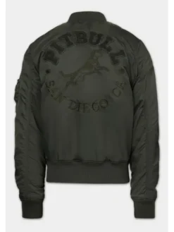 PITBULL Kurtka przejściowa HACKET Zielony Regular Fit