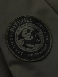 PITBULL Kurtka przejściowa HOOPER Zielony Regular Fit