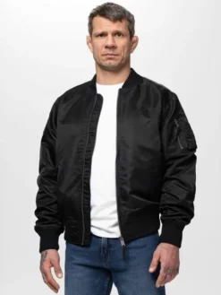 PITBULL Kurtka przejściowa MA-1 AKRON Czarny Regular Fit