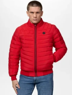 PITBULL Kurtka przejściowa NAYLOR Czerwony Regular Fit