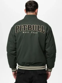 PITBULL Kurtka przejściowa RADFORD Zielony Regular Fit