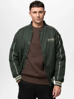 PITBULL Kurtka przejściowa RADFORD Zielony Regular Fit