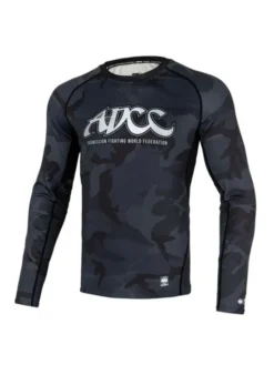 PITBULL Longsleeve Longsleeve Rashguard ADCC Camo XXL Czarny Slim Fit