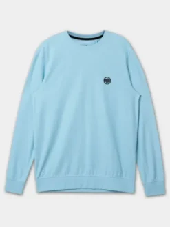 PITBULL Longsleeve Pique Rockey Niebieski jasny Regular Fit