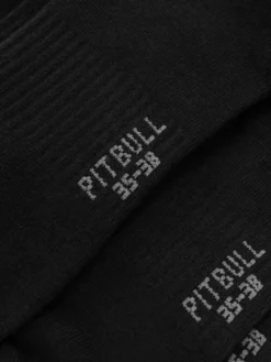 PITBULL Skarpety długie High Crew HILLTOP Czarny