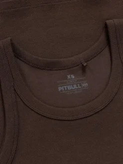 PITBULL Sukienka codzienna LAYLA Brązowy ciemny Slim Fit