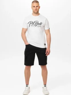 PITBULL Szorty materiałowe SCOTT Czarny Regular Fit
