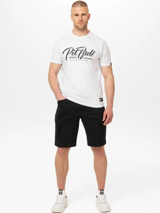 PITBULL Szorty materiałowe SCOTT Czarny Regular Fit