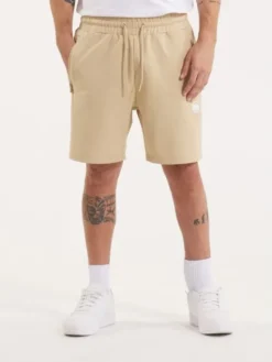 PITBULL Szorty materiałowe SMALL LOGO NUGGET Beżowy Regular Fit