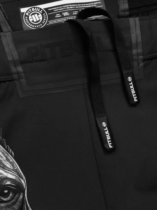PITBULL Szorty sportowe BLACKY Czarny Regular Fit