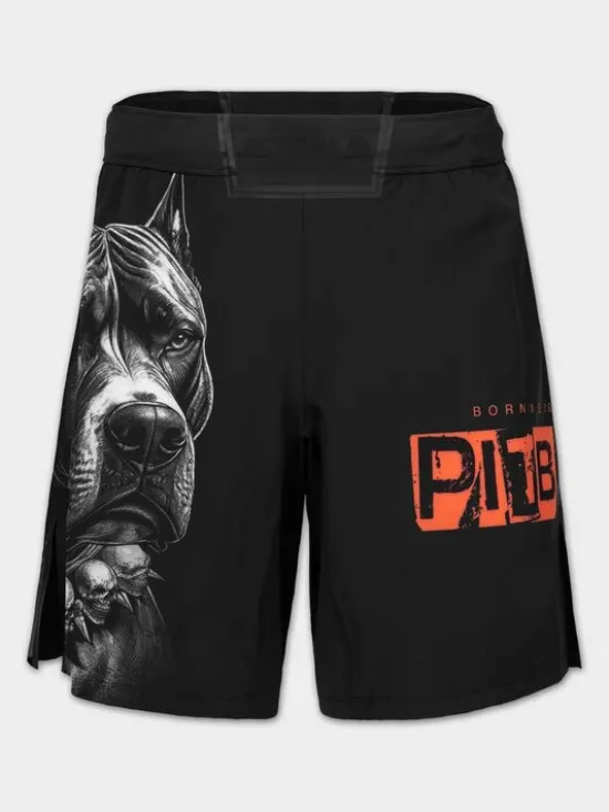 PITBULL Szorty sportowe BLACKY Czarny Regular Fit