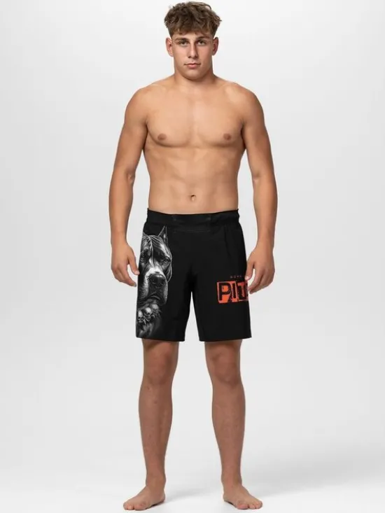 PITBULL Szorty sportowe BLACKY Czarny Regular Fit