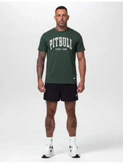 PITBULL T-Shirt NORTON Zielony Regular Fit