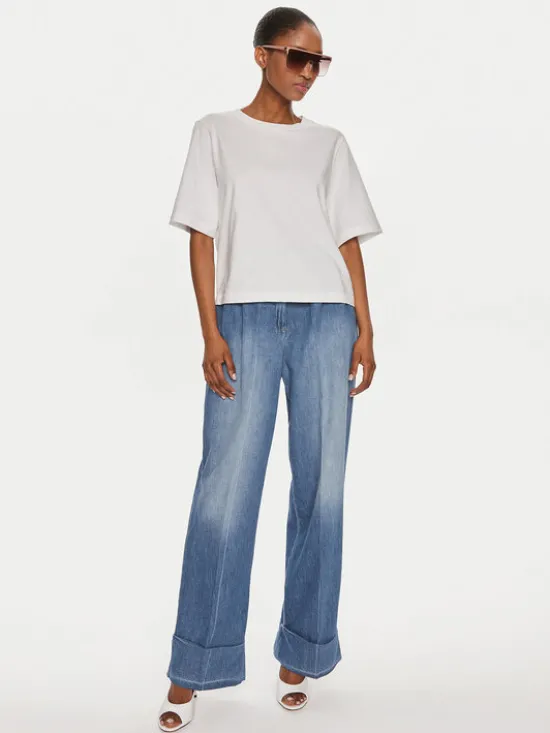 Please Jeansy P2V7CMXNOS Niebieski Relaxed Fit