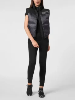 Plein Sport Bezrękawnik 10161 Czarny Regular Fit
