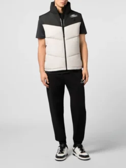 Plein Sport Kamizelka 24003 Beżowy Regular Fit