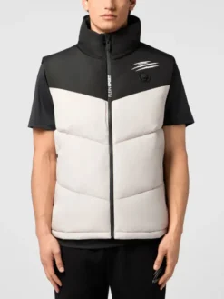 Plein Sport Kamizelka 24003 Beżowy Regular Fit