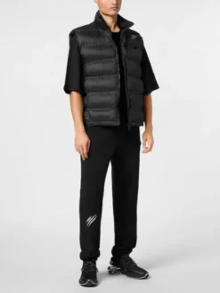 Plein Sport Kamizelka 22983 Czarny Regular Fit