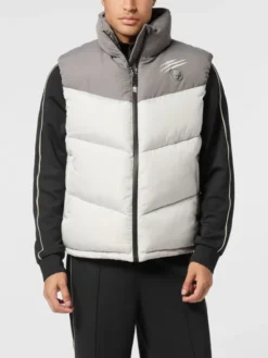 Plein Sport Kamizelka 24003 Szary Regular Fit