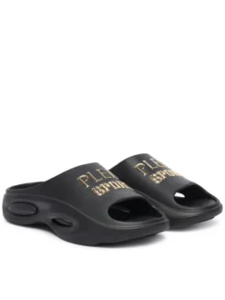 Plein Sport Klapki Solar Slides PAFS USG0041 STE003N Czarny