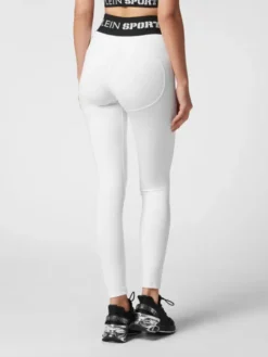 Plein Sport Legginsy 9365 Biały Active Fit