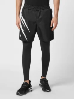 Plein Sport Legginsy 8227 Czarny Active Fit