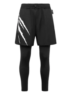 Plein Sport Legginsy 8227 Czarny Active Fit