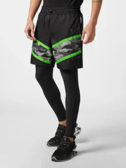 Plein Sport Legginsy 2839 Czarny Active Fit