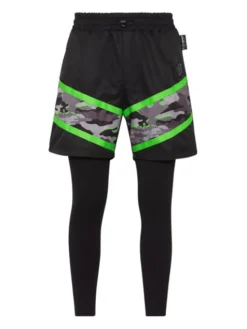 Plein Sport Legginsy 2839 Czarny Active Fit