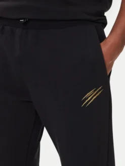 Plein Sport Spodnie dresowe PAEC MJT2607 STE003N Czarny Regular Fit