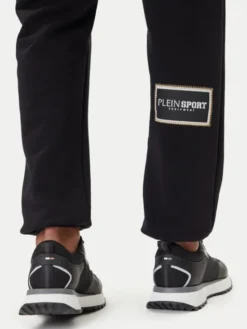 Plein Sport Spodnie dresowe PAEC MJT2607 STE003N Czarny Regular Fit