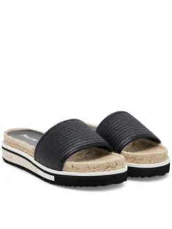 Pollini Espadryle SA28295G0MTN100A Czarny